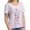 Share Your Love T-Shirt Damen weiß